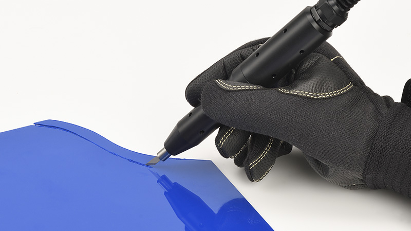 プラ板をスズキ超音波カッターSUW-30CTで切断してみました。